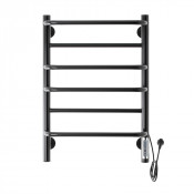 Полотенцесушитель электрический Domoterm DMT Орфей П6 400x600 ЧРН EK R правый черный