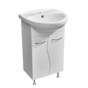 Тумба под раковину Stella Polar Волна SP-00001146 50 напольная белый