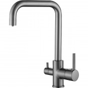 Смеситель для кухни Belz B76802-3 вороненая сталь