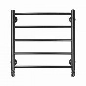 Полотенцесушитель водяной Domoterm Калипсо П5 500x500 ЧРН черный матовый