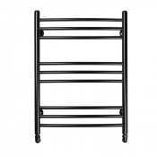 Полотенцесушитель водяной Domoterm Калипсо П9 500x700 ЧРН черный матовый