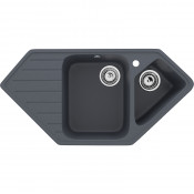 Кухонная мойка Ulgran U-409-343 антрацит матовый