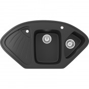 Кухонная мойка Ulgran U-501-344 ультра-черный матовый