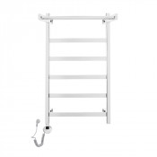 Полотенцесушитель электрический Domoterm Квадро Плюс с полкой П6 400х800 EL хром