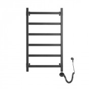 Полотенцесушитель электрический Domoterm Квадро Плюс П6 400х800 ER черный