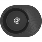 Кухонная мойка Ulgran U-107м-344 ультра-черный матовый