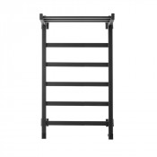 Полотенцесушитель водяной Domoterm Квадро Плюс с Полкой П6 500x800 черный