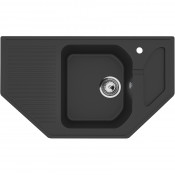 Кухонная мойка Ulgran U-109-344 ультра-черный матовый