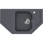Кухонная мойка Ulgran U-109-343 антрацит матовый