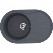 Кухонная мойка Ulgran U-503-343 антрацит матовый