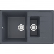 Кухонная мойка Ulgran U-205-343 антрацит матовый