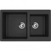 Кухонная мойка Ulgran U-505-344 ультра-черный матовый