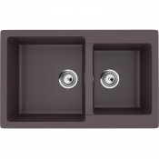 Кухонная мойка Ulgran U-505-345 шоколад матовый