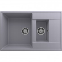 Кухонная мойка Ulgran Quartz Prima 780 1,5K-05 бетон матовый