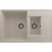 Кухонная мойка Ulgran Quartz Prima 780 1,5K-02 лен матовый