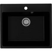 Кухонная мойка Ulgran Quartz Forte 580-07 уголь матовый