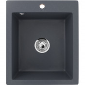 Кухонная мойка Ulgran U-404-343 антрацит матовый