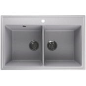 Кухонная мойка Ulgran Quartz Ruma 780-04 платина