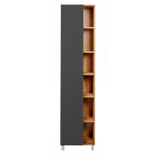 Шкаф-пенал Viant Бостон VBOS450G-PEN напольный правый/левый дуб вотан/графит