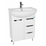 Тумба под раковину Viant Барселона VBAR60EL-T1ST3Y напольная белый