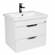 Тумба под раковину Viant Лима VLIM60CO-T2YP подвесная белый