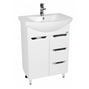 Тумба под раковину Viant Лима VLIM60BA-T1ST3Y напольная белый