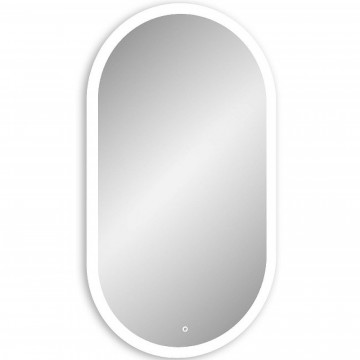 Зеркало Континент Delight ЗЛП458 55х100 с подсветкой белый