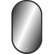 Зеркало Континент Prime ЗЛП2199 45х80 с подсветкой черный