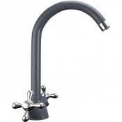 Смеситель для кухни Ulgran Classic U-012-343 антрацит