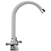 Смеситель для кухни Ulgran Classic U-012-341 ультра-белый