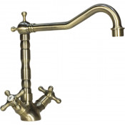 Смеситель для кухни Ulgran Classic U-014 бронза