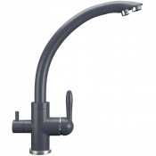 Смеситель для кухни Ulgran Classic U-017-343 антрацит