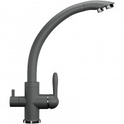 Смеситель для кухни Ulgran Classic U-017-309 темно-серый