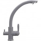 Смеситель для кухни Ulgran Quartz UQ-017-05 бетон