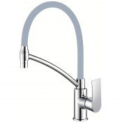 Смеситель для кухни Haiba HB72505 хром/серый