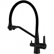 Смеситель для кухни Haiba HB76855-7 черный матовый