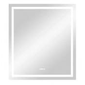 Зеркало Континент Verte ЗЛП630 80х90 с подсветкой и часами