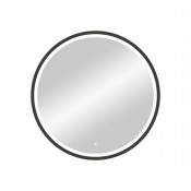 Зеркало Континент Style Black ЗЛП2254 D 80 с подсветкой