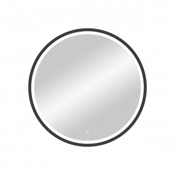 Зеркало Континент Style Black ЗЛП2254 D 80 с подсветкой
