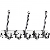 Планка с 5-ю крючками Haiba HB201-5 хром