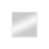 Зеркало Континент Solid Black standart ЗЛП1608 80х80 с подсветкой