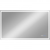 Зеркало Континент Mercury luxe ЗЛП690 120х70 с подсветкой, подогревом и часами