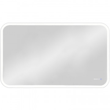 Зеркало Континент Demure luxe ЗЛП1026 120х70 с подсветкой, подогревом и часами