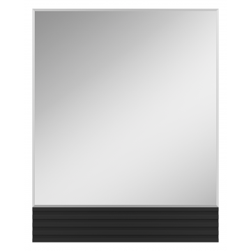 Зеркало Brevita Dakota DAK-02080 80x100 дуб галифакс олово/черный кварц