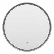 Зеркало Brevita Pluto PLU-Nim6-060-platinum D60 с подсветкой платина