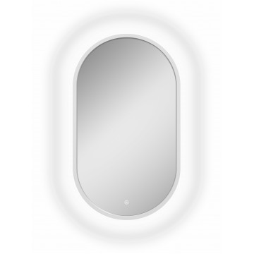 Зеркало Континент Prime standart ЗЛП1099 45х80 с подсветкой белый