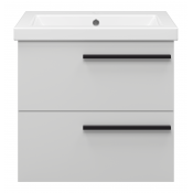 Тумба с раковиной Misty Ненси УТ000014445 60 серый