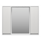 Зеркальный шкаф Brevita Balaton BAL-04100-01-011 белый