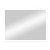 Зеркало Континент Frame black standart ЗЛП183 80х60 с подсветкой