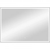 Зеркало Континент Frame black standart ЗЛП188 100х70 с подсветкой